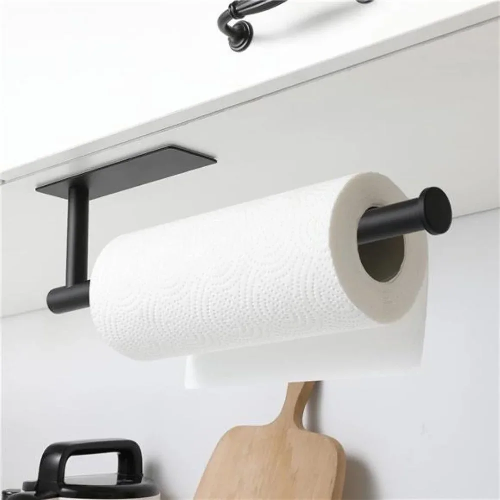 Paper Towel Holder - Under Cabinet Paper Towel Holder for Kitchen, Adhesive